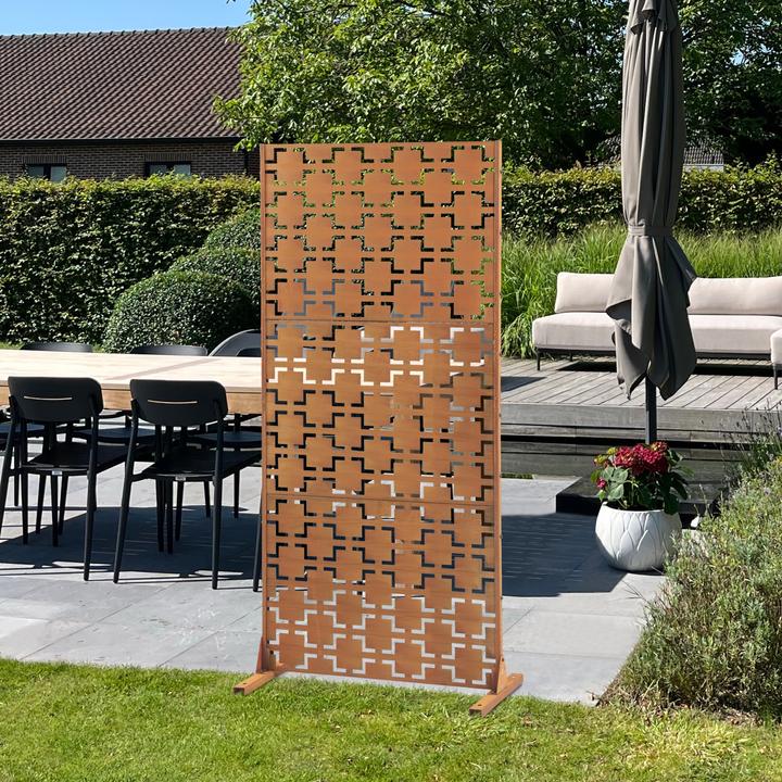 Produktbild Casa.Pro Trennwand Basciano Cortenstahl 180x90 cm Edelrost (180 x 90 x 40 cm)