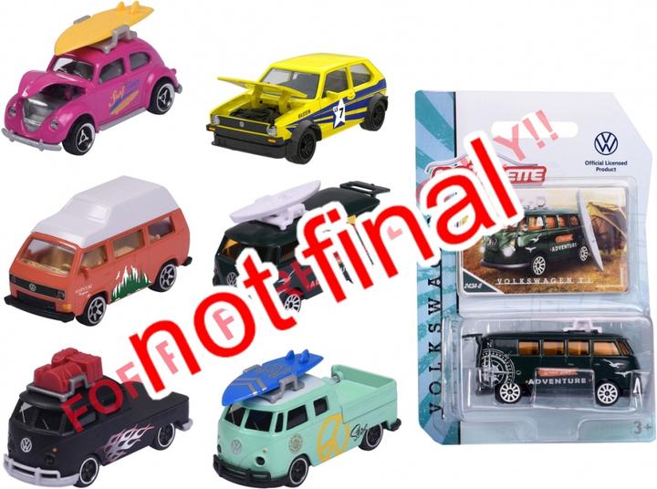Immagine prodotto Majorette VW Gli Originali Auto Premium, 6-sort.