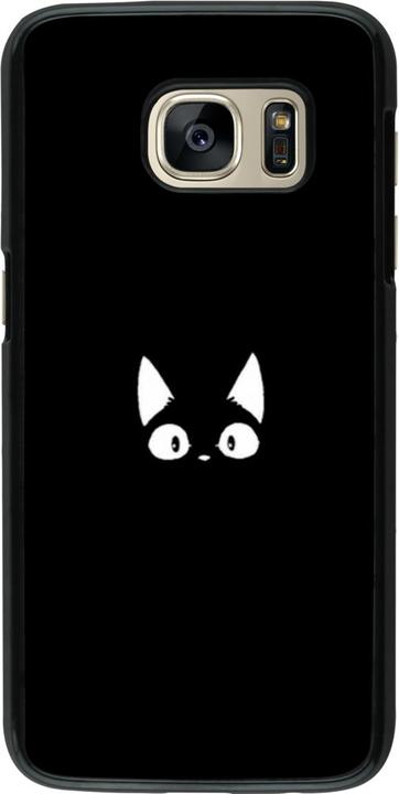 Immagine prodotto PhoneLook Copertina Gatto divertente su nero (Samsung Galaxy S7)