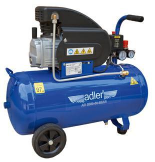 Adler KOMPRESSOR 50l AD 2050-50-8BAR 230V (8 Bar, 50 l)