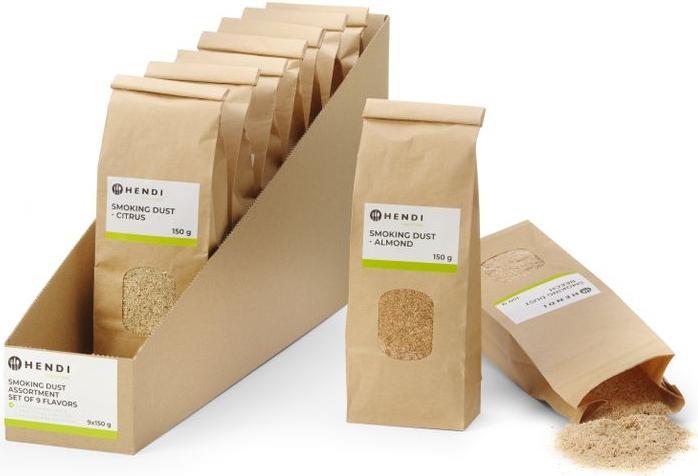 Produktbild Hendi Räuchermehl Sortiment 9 x 150 gram