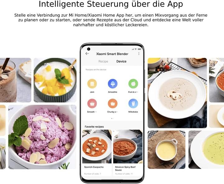 Immagine prodotto Xiaomi Frullatore intelligente UE (Spina UE, 1000 W)