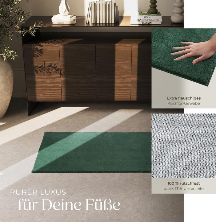 Actual product image tectake Short pile carpet Soft Zone (60 x 110 cm)