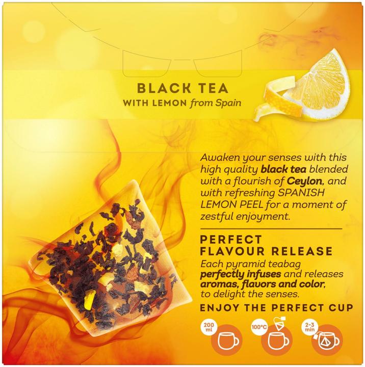 Image du produit Lipton Thé noir au citron (34 g)