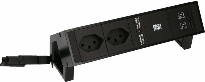 Immagine prodotto Bachmann Scrivania 2 (2 x, USB-A, USB-C, Tipo 13, 0.20 m)