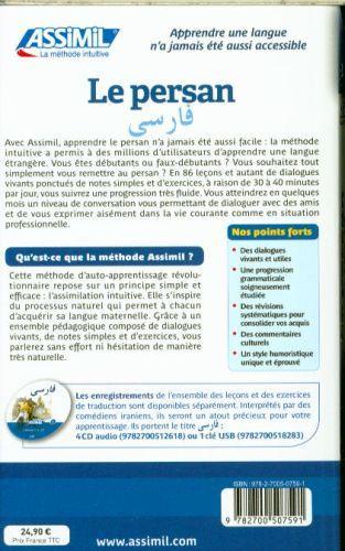 Immagine prodotto Le persan : débutants & faux-débutants : niveau atteint B2 (Francese, Halbout Dominique, Karimi Mohammad-Hossein, 2016)