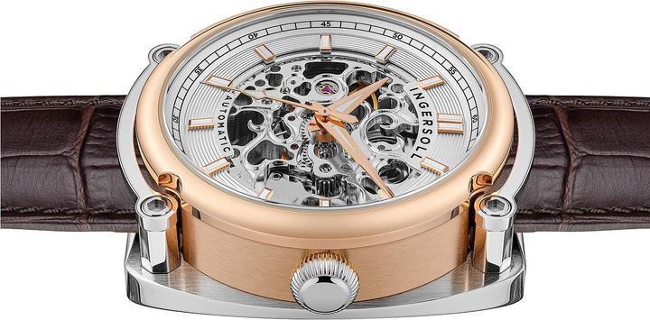 Produktbild Ingersoll 1892 Ingersoll I13302 The Michigan Automatik Herrenuhr 45mm 5ATM (Skeleton-Uhr, 45 mm)