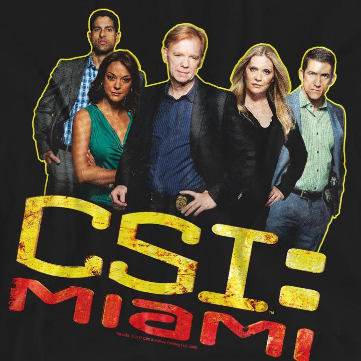 Immagine prodotto CSI: Miami Maglietta Cast Adulto Unisex (S)