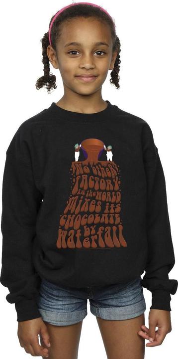 Produktbild Willy Wonka & the Chocolate Factory Chocolate Waterfall Sweatshirt Mädchen (152, 158)