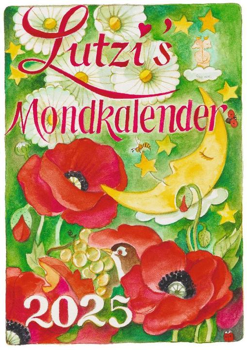 Actual product image Lutzi 's lunar calendar short (24 x 34 cm, Hardcover, German)