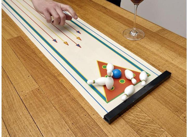 Actual product image Kikkerland Tabletop Bowling (German, French, Swiss German, Italian, English)
