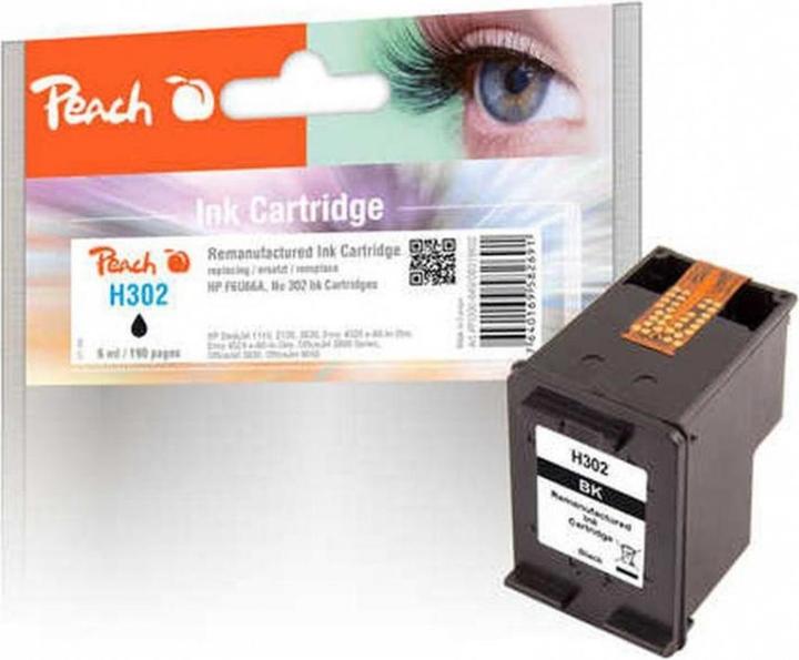 Image du produit Peach Encre HP F6U66A, No 302 (CF)