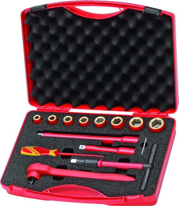 Gedore VDE tool set 14 pieces in case (12 x)