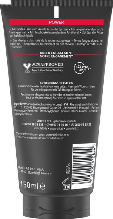 Actual product image Taft Na (Hair gel, 150 ml)