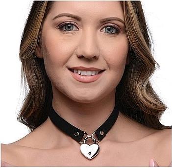 Productafbeelding Master Series Lock-It Hart Slot en Sleutel Choker