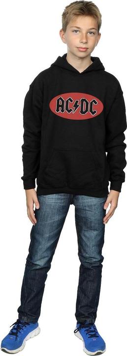 Actual product image AC/DC Boys Red Circle Logo Hoodie (128)
