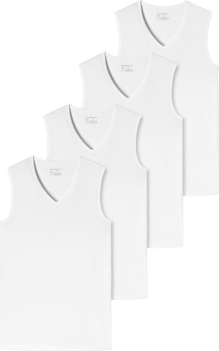 Image du produit Schiesser Lot de 4 - 95/5 - Organic Cotton Débardeur / Sous-maillot col V (XL)