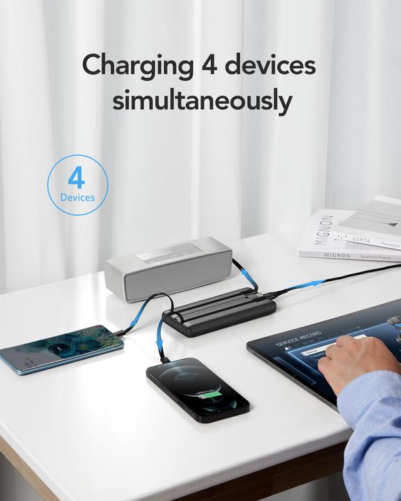 Produktbild Veger C20 Powerbank inkl. Kabel - 20'000mAh (20000 mAh, 10 W, 77 Wh)