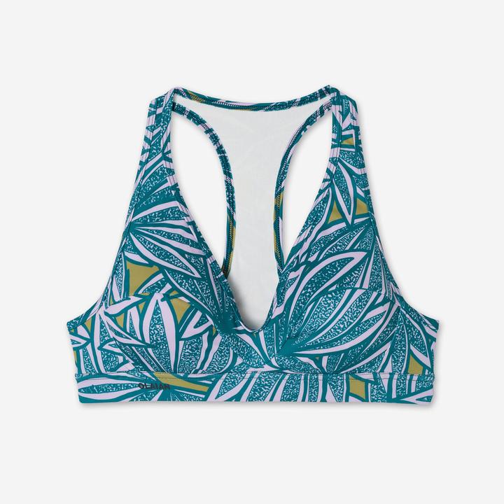 Olaian Bikini-Oberteil Damen Bustier Ana blau/violett