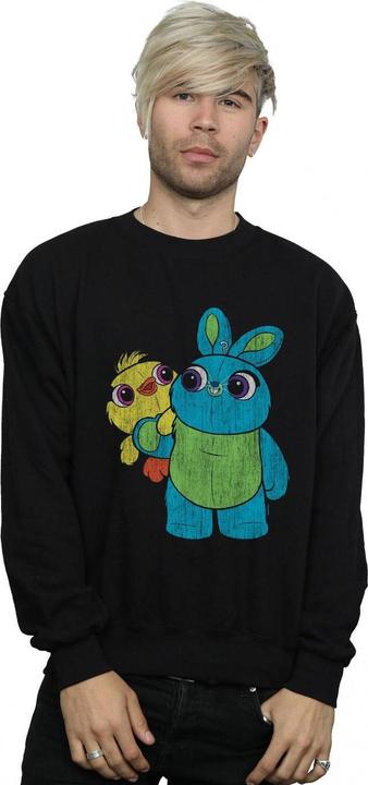 Immagine prodotto Disney Toy Story 4 Ducky And Bunny Distressed Pose Felpa Uomo (XL)