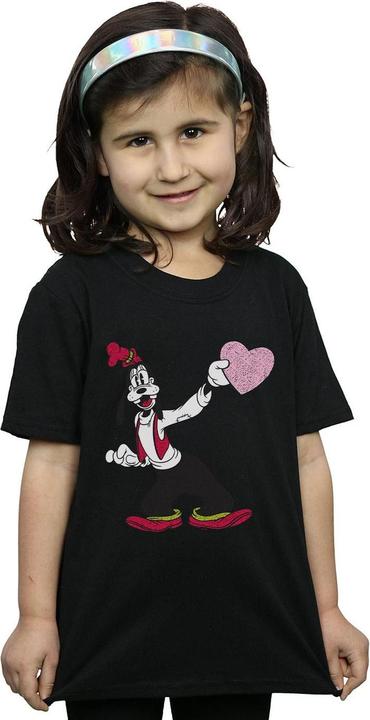 Immagine prodotto Disney Goofy Love Heart Maglietta Ragazze (140, 146)