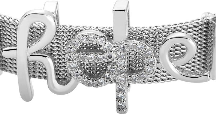 Immagine prodotto Heideman Bracciale in maglia Hope lucidato (100% acciaio inossidabile)