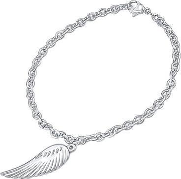 Produktbild Silvego Fine steel bracelet with Angel Wing pendant KMMB69550