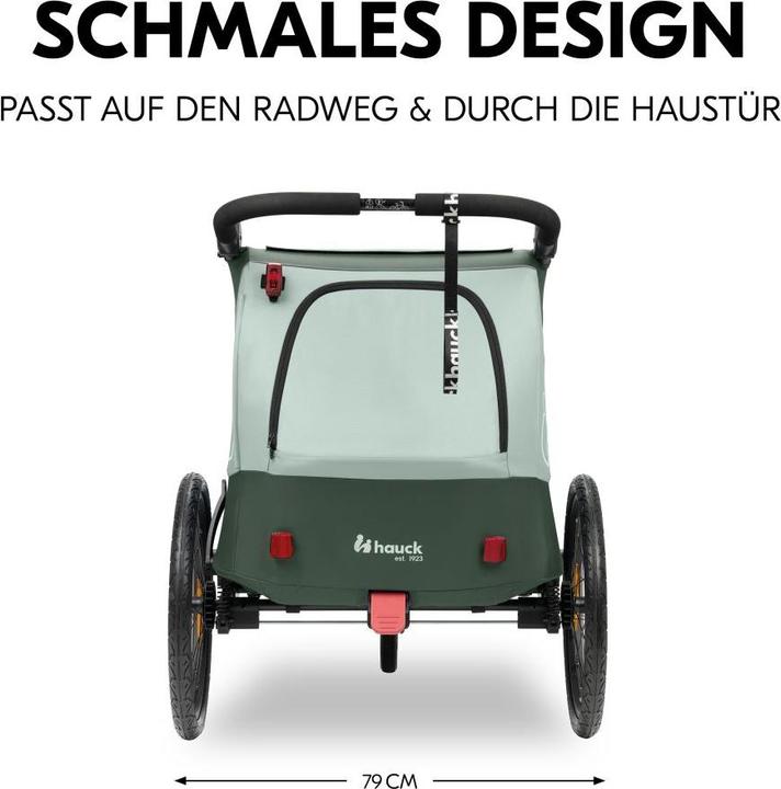 Actual product image Hauck Dryk Duo Plus Fahrradanhänger