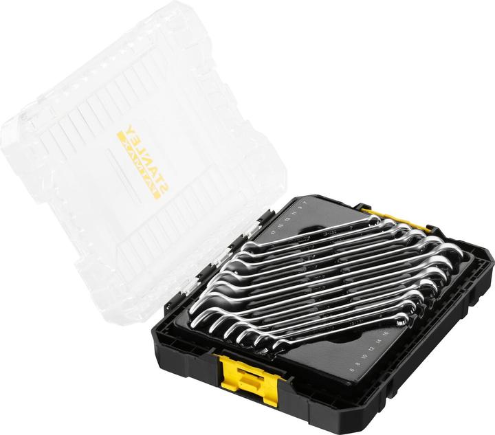 Immagine prodotto Stanley Set di chiavi combinate 12 pezzi (17 mm, 7 mm, 16 mm, 15 mm, 8 mm, 14 mm, 12 mm, 13 mm, 9 mm, 6 mm, 10 mm, 11 mm)