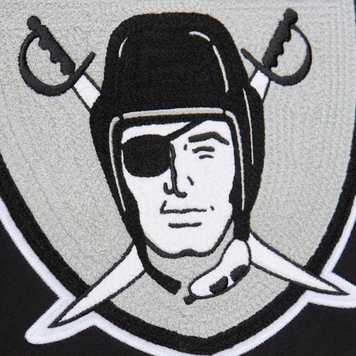 Actual product image Mitchell & Ness Fleece Hoody - STITCH Oakland Raiders - S (S)