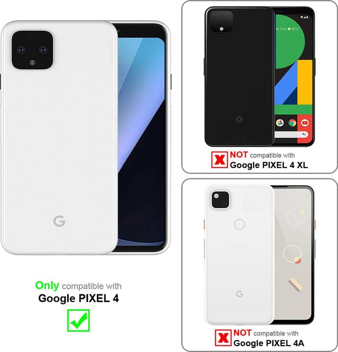 Actual product image Cadorabo TPU Ultra Slim AIR Cover (Google Pixel 4)