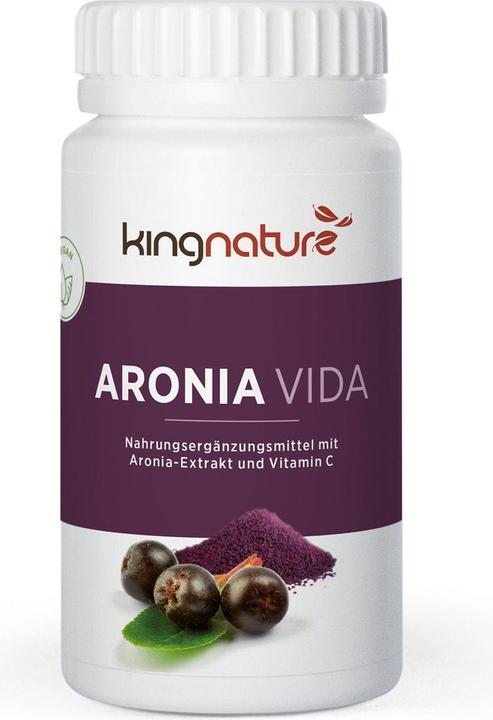 Actual product image Kingnature Chokeberry Vida (100 Piece, Capsules, 60 g)