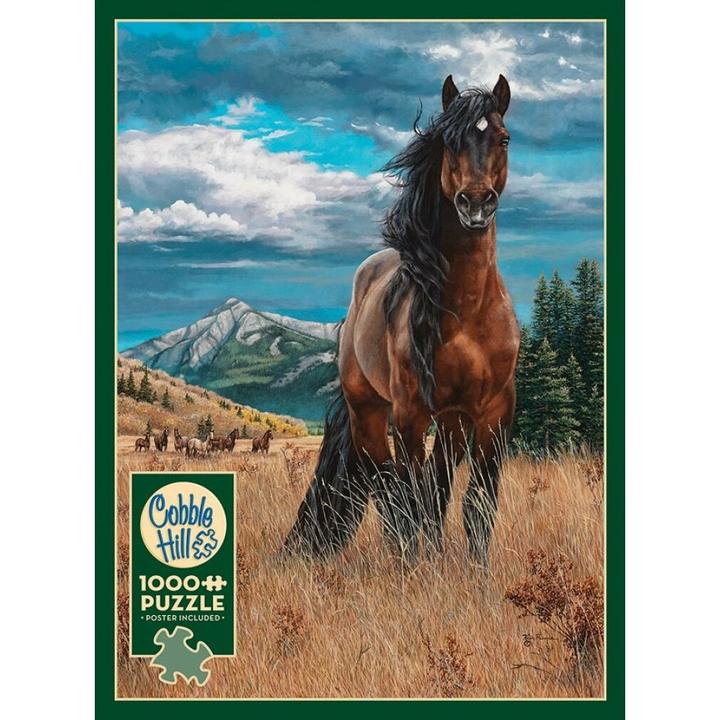 Image du produit Cobble Hill Cheval sauvage en liberté 1000 pièces (1000 pièces)
