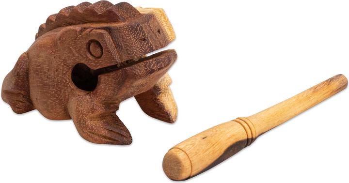 Image du produit Betzold Musik Guiro de grenouille avec maillet