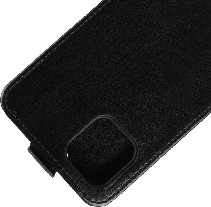 Actual product image Cover-Discount Leather flip case with photo pocket vertical (Apple iPhone 11)