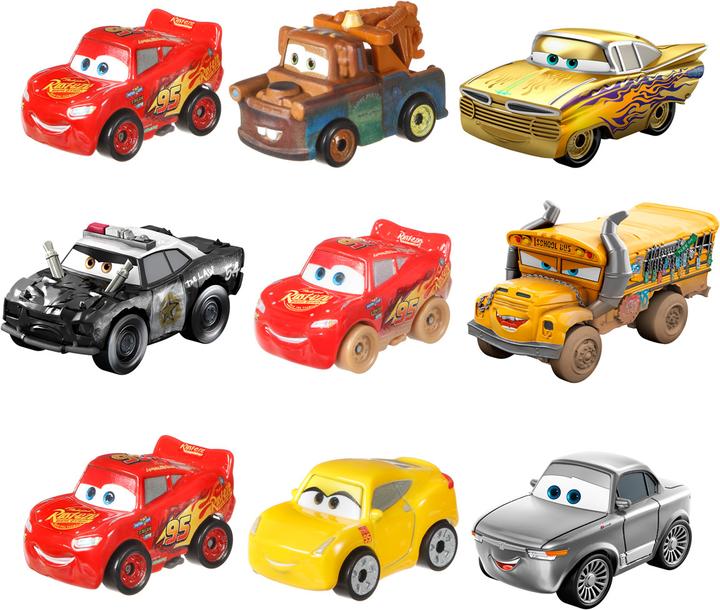 Actual product image Mattel Mini Racers 3-pack
