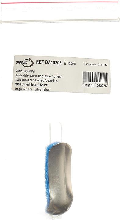 Omnimed Fingerlöffel silber blau