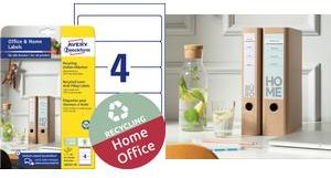 Actual product image Avery Recycling folder labels, home office, small pack