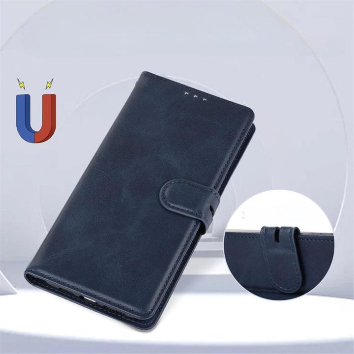 Produktbild Cover-Discount iPhone 15 Pro Max - Premium Handyhülle Etui dunkelblau (Apple iPhone 15 Pro Max)