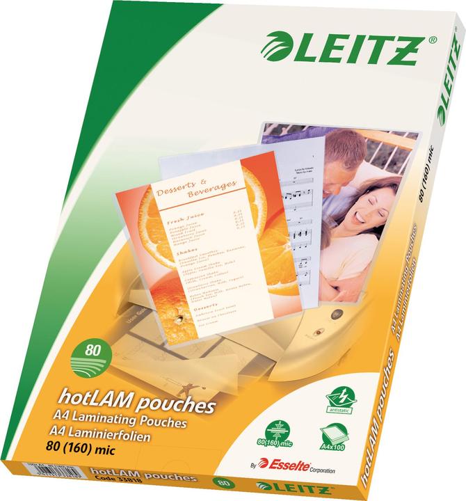 Actual product image Leitz hot laminating foils A3 (A3, 100 Piece, 80 µm)