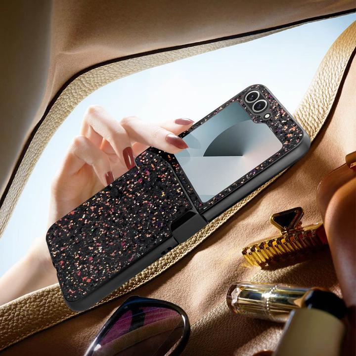 Actual product image Avizar GlitterGlam Case Series (Samsung Galaxy Z Flip6)