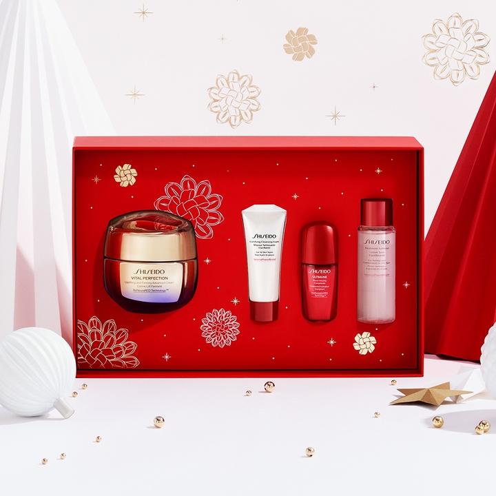 Produktbild Shiseido Geschenkset Vital Perfection Holiday Kit / /15ml /10ml /0,6ml (Gesichtspflege set)