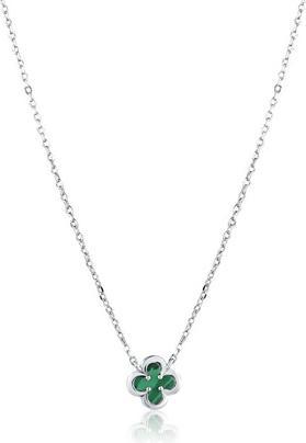 Produktbild JVD Silver Women's Necklace Four-Leaf Clover For Luck