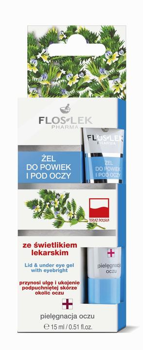 Image du produit Floslek Pharma Lid & Under Eye Gel paupières et yeux avec firefly 15ml (Gel, 15 ml)