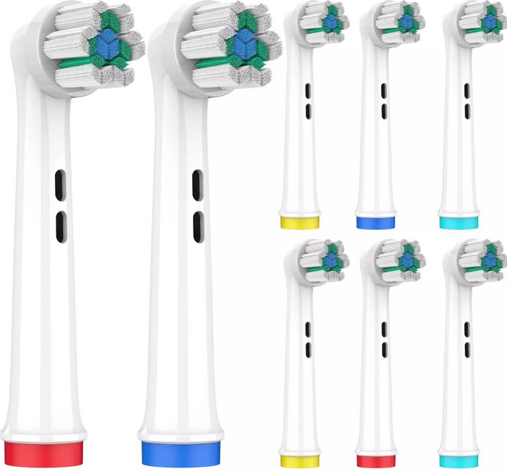 Immagine prodotto Ora-Care Spazzolini di ricambio Diamond Clean Whitening compatibili con Oral-B in confezione da 8 pz. (8 x)