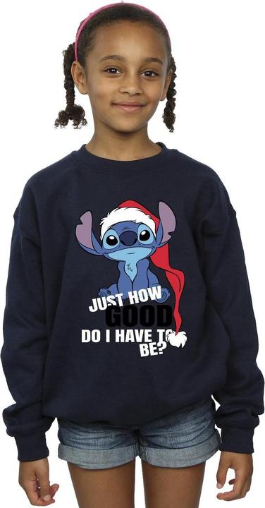 Actual product image Disney Girls Lilo & Stitch Just How Good Sweatshirt (140, 146)