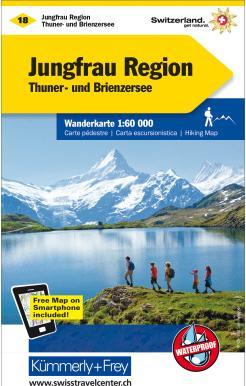 Produktbild Wanderkarte Jungfrau-Region