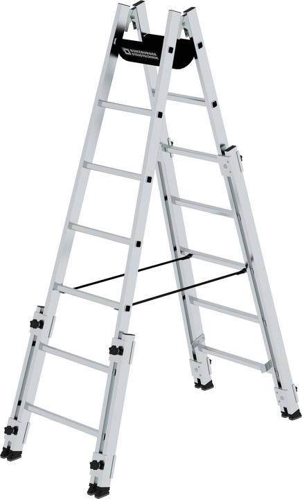 Produktbild Munk Sprossen-Stehleiter treppengängig 2x7 Sprossen (Stehleiter, 210 cm)