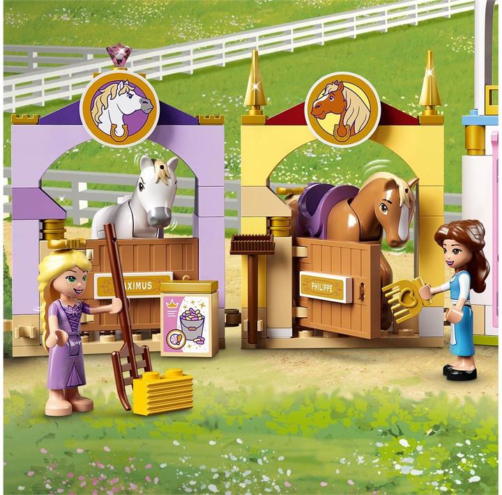 Immagine prodotto LEGO Disney Princess 43195 Belle e Rapunzel Cavallo Stabile (43195, LEGO Disney)