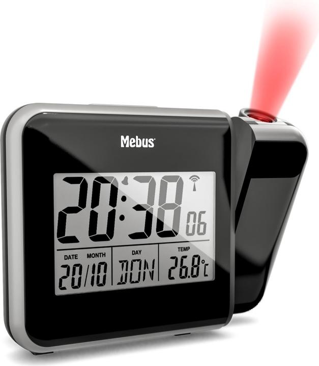 Actual product image Mebus 42425 Projection radio alarm clock